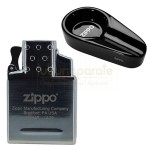 Set cadou Zippo pentru fumator de trabuc - bricheta Zippo cu dublu jet pentru aprins trabucuri si scrumiera pentru un singur trabuc
